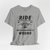 Funny Motorcycle Culture Crew Neck TShirt